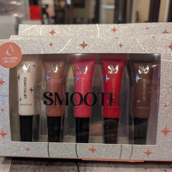Smoke & Mirrors “The Ultimate Lip Party” 15-Piece Lip Gloss & Plumper Set – NIB - Picture 5 of 6